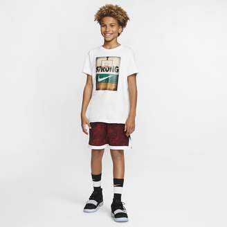 Nike Boys' Printed Basketball Shorts Dri-FIT Elite