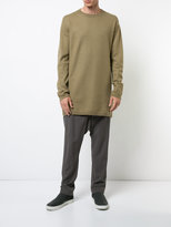 Thumbnail for your product : Rick Owens cashmere crew neck jumper