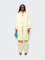 Thumbnail for your product : Proenza Schouler White Label Faux Leather Trench Coat Yellow Butter