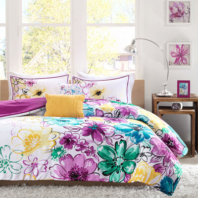 Banior Blue Comforter  Full Floral Bed Full With Design
