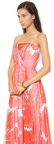 Thumbnail for your product : Milly Strapless Chiffon Gown