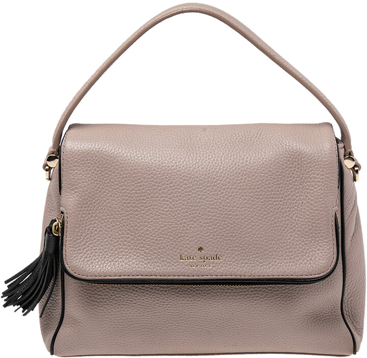 kate spade beige and black purse