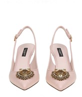 Thumbnail for your product : Dolce & Gabbana Slingback Devotion In Matelasse Nappa