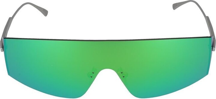 Bottega Veneta Futuristic Shield Sunglasses