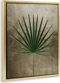 Earthy Fan Palm Floating Frame, design by Anna Lischenko