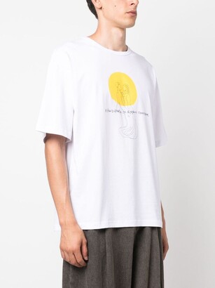 Societe Anonyme graphic-print cotton T-shirt