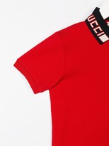 Thumbnail for your product : Gucci Children Logo Collar Polo Shirt
