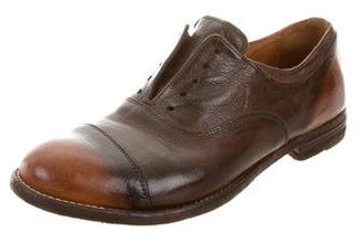 Officine Creative Leather Round-Toe Oxfords w/ Tags