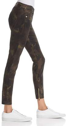 True Religion Jennie Coated Camouflage Skinny Jeans in Rough Turf