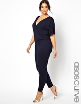 Thumbnail for your product : ASOS CURVE Exclusive Jumpsuit With Wrap