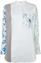 Thumbnail for your product : Ports 1961 printed panel shirt