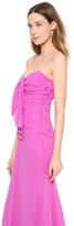 Thumbnail for your product : Nina Ricci Ruched Silk Gown