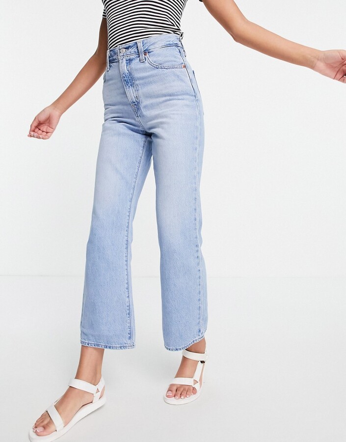 Levi's Math Club flared jeans in light wash - ShopStyle