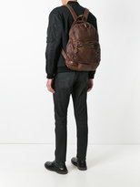Thumbnail for your product : Giorgio Brato front zip backpack - men - Lamb Skin - One Size