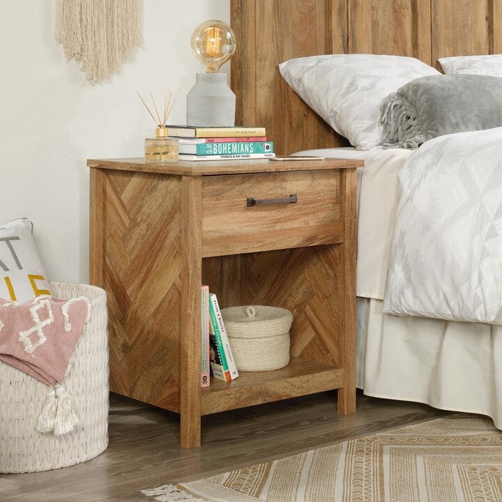 Cannery Bridge 1-Drawer Sindoori Mango Night Stand