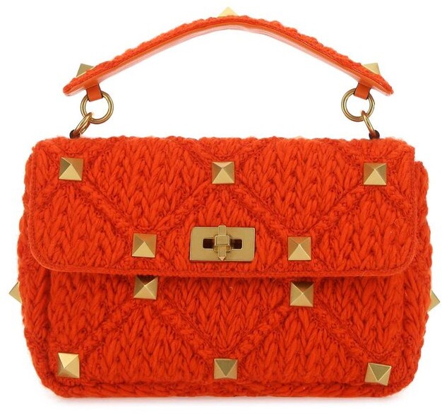 Vintage Valentino Garavani orange red leather clutch shoulder bag with –  eNdApPi ***where you can find your favorite designer  vintages..authentic, affordable, and lovable.
