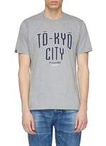 Thumbnail for your product : Denham Jeans 'Tokyo City' slogan print T-shirt