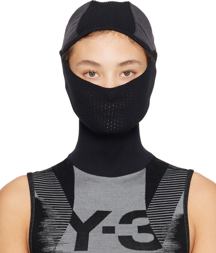 Y-3 Black Snood Balaclava - ShopStyle Face Masks