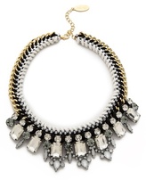 Thumbnail for your product : Adia Kibur Crystal Woven Necklace
