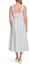Thumbnail for your product : Vince Camuto Surfboard Stripe Sleeveless Linen & Cotton Blend Dress