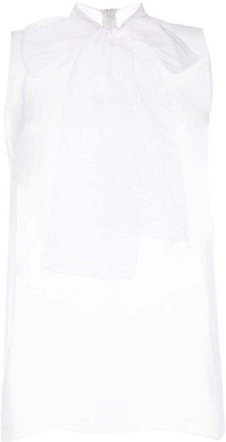 Round Collar White Blouse | Shop the world's largest collection of 