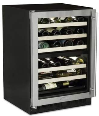 Marvel Refrigeration Marvel ML24WDG3LS 24-Inch Dual Zone Wine Cellar with Left-Hinged Door