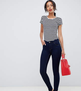 Only Tall skinny leg push up effect jean in blue