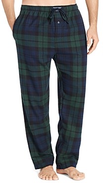 Polo Ralph Lauren Black Watch Plaid Flannel Pajama Pants - ShopStyle