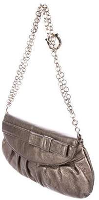 Ferragamo Bow-Accented Leather Shoulder Bag
