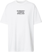 Thumbnail for your product : Burberry embroidered logo oversized T-shirt