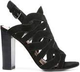 Thumbnail for your product : Via Spiga Galore Cutout High Heel Slingback Sandals