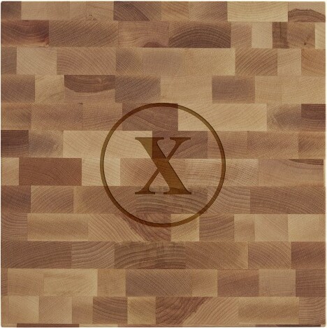 Personalization Mall PersonalizationMallInitialClassicButcherBlockCuttingBoard12\