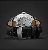Thumbnail for your product : Baume & Mercier Clifton Baumatic Automatic 40mm Stainless Steel and Alligator Watch - Men - Black