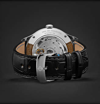 Baume & Mercier Clifton Baumatic Automatic 40mm Stainless Steel and Alligator Watch - Men - Black