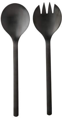 Maxwell & Williams Elemental Two-Piece Stainless Steel Salad Server Set