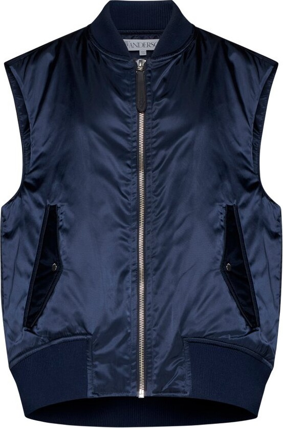 ジャケット・アウター JW ANDERSON Sleeveless Puffer Coat J.W.Anderson Sleeveless Bomber Jacket - ShopStyle