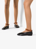Thumbnail for your product : Jil Sander Bead-Embellished Ballerina Shoes