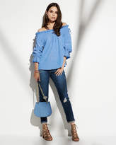 Thumbnail for your product : Love Sam Off-the-Shoulder Cotton Top