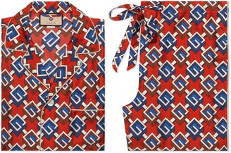 Gucci Silk Tian print pajama set