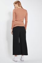 Thumbnail for your product : Topshop Maternity textured wide leg trousers