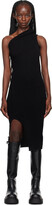 Thumbnail for your product : Rick Owens Black Single-Shoulder Minidress