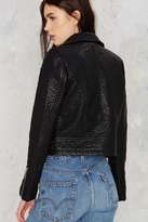 Thumbnail for your product : Nasty Gal Atomic Vegan Leather Jacket