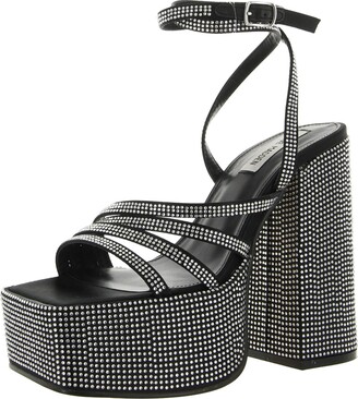 1 Pair Women Sandals High Heels Faux Leather Platform Peep Toe Wedges Shoes  Footwear-Black - Black | Catch.com.au