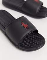 Thumbnail for your product : Polo Ralph Lauren Rodwell slider large player logo in black