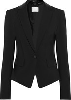 Thumbnail for your product : Alexander Wang Wool-blend and leather blazer