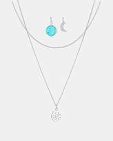 Thumbnail for your product : Swarovski Necklace HalfMoon Ornament Crystals 925 Silver