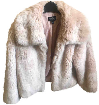 Topshop Pink Faux fur Coats - ShopStyle
