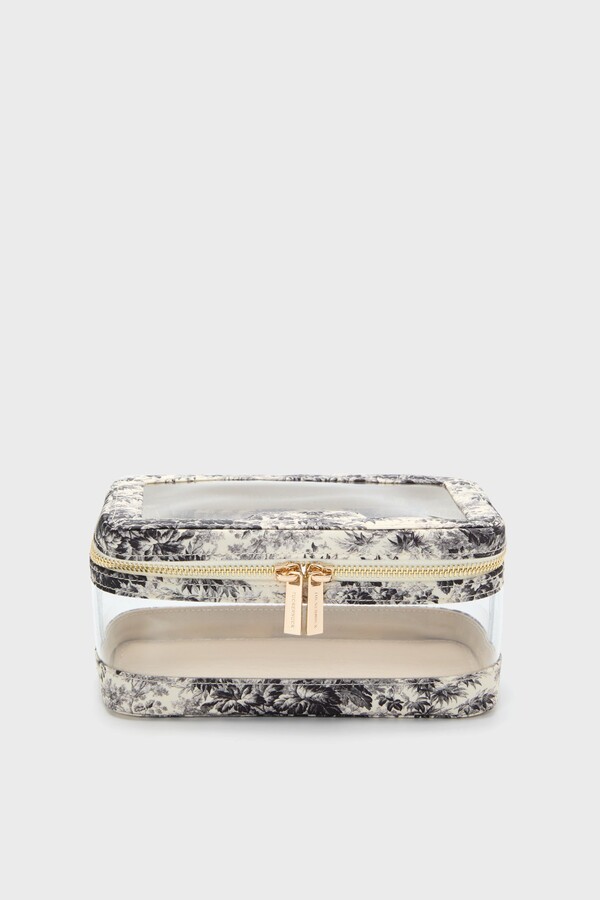 Tuckernuck Accessories Noir Cypress Toile PVC Small Vanity Case