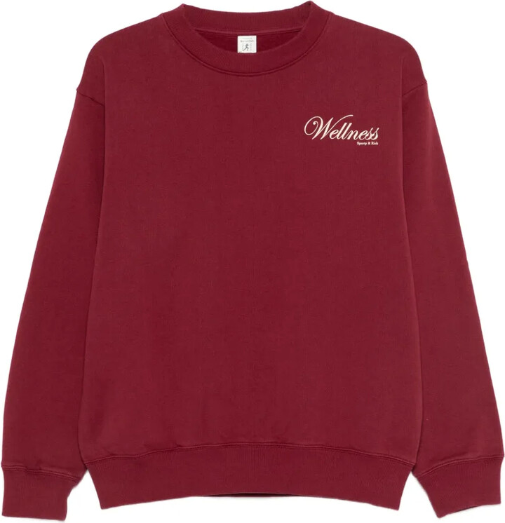Sporty & Rich Soho logo crew-neck sweatshirt