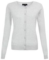 Thumbnail for your product : New Look Grey Crew Neck Knitted Cardigan